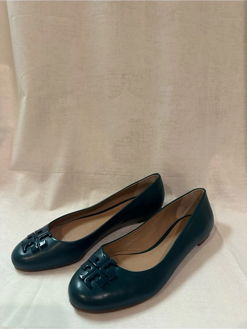 Tory Burch Lowell Ballet Flat Teal Size 7